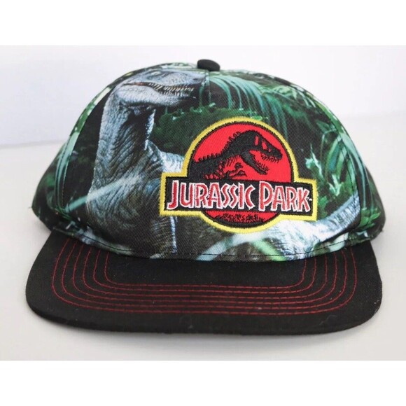 Jurassic Park Hat Youth Jurassic World Velociraptor Snapback NWOT - Picture 1 of 5